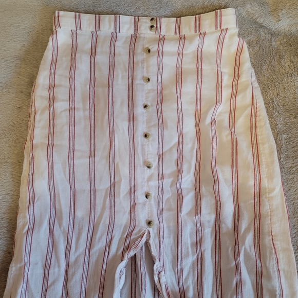 American Eagle Outfitters || vertical striped high-low skirt - Picture 3 of 11